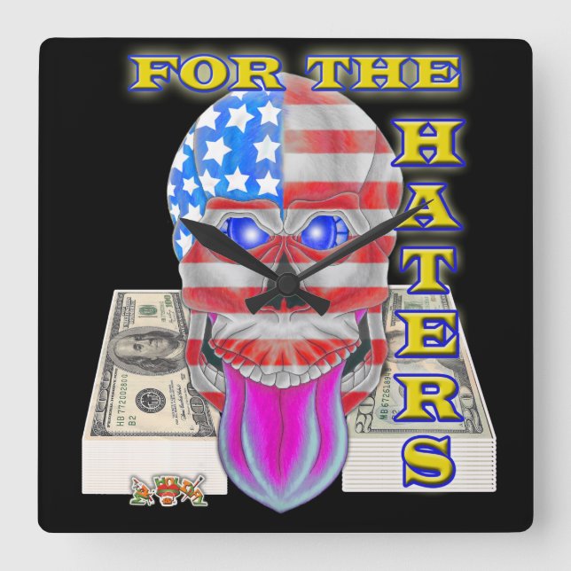 Horloge Carrée Détenteurs (Recto)