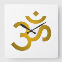 Devanagari om - Blanc