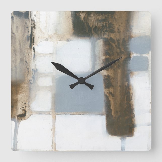 Horloge Carrée Disposition modulaire II (Recto)