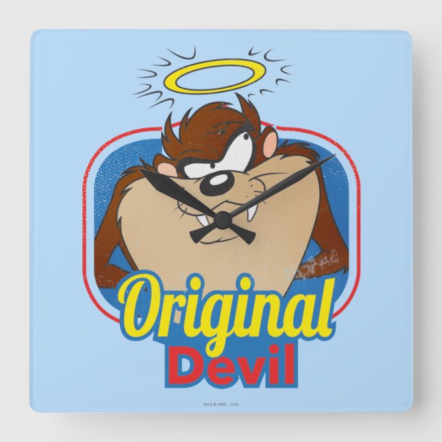 HORLOGE CARRÉE DIVERS D'ORIGINE TAZ™ (Recto)