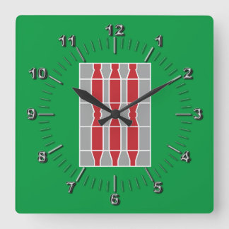 Horloge Carrée Drapeau de l'Ombrie (Italie)