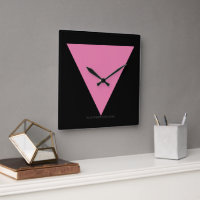 Drapeau triangle rose de SlipperyJoe's symbole ros