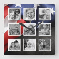 Drapeau USA Créez Votre Collage Photo Personnalisé