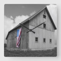 Drapeaux de nos agriculteurs - Grange avec drapeau