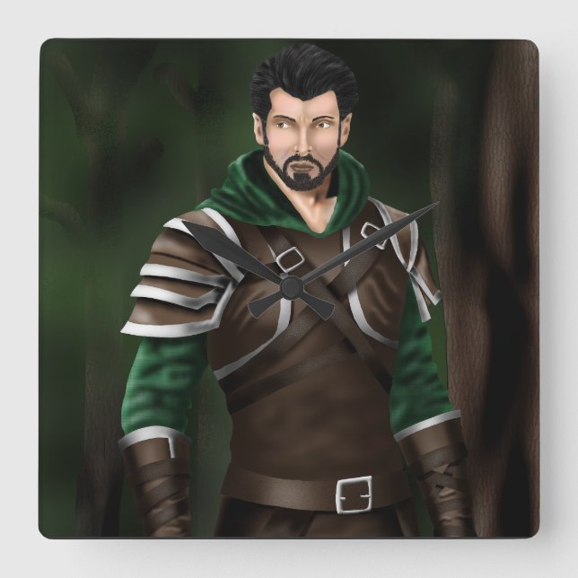 Horloge Carrée Dyron le Ranger (Recto)