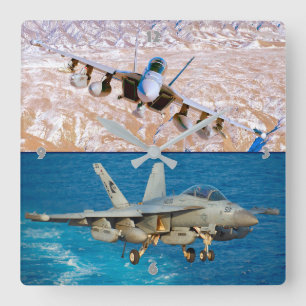 HORLOGE CARRÉE EA-18G GROWLER