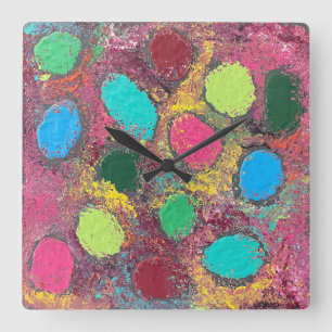 Horloge Carrée Eggnostique