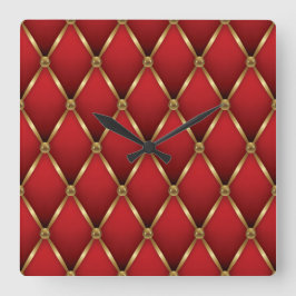 Horloge Carrée Elegant Christmas Wall Clock – Festive Winter Time