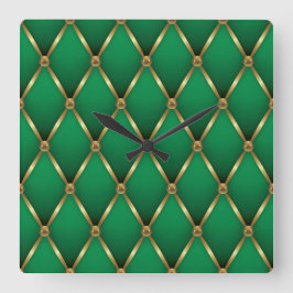 Horloge Carrée Elegant Christmas Wall Clock – Festive Winter Time