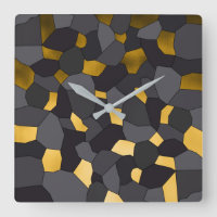Elegant stylish gold grey and black mosaic