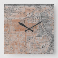 Elgin Illinois 1870 Plat Map Fox