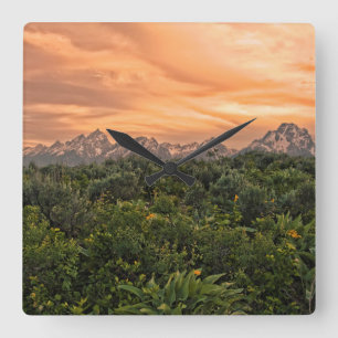 Horloge Carrée États-Unis, Wyoming, Grand Teton National Park 1