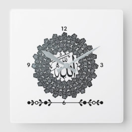 Horloge Carrée Every moment mallers Wall Clock