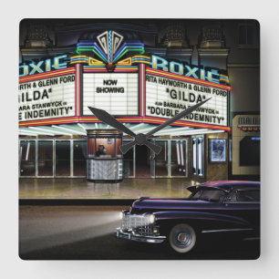 Horloge Carrée Exposition d'image de Roxie