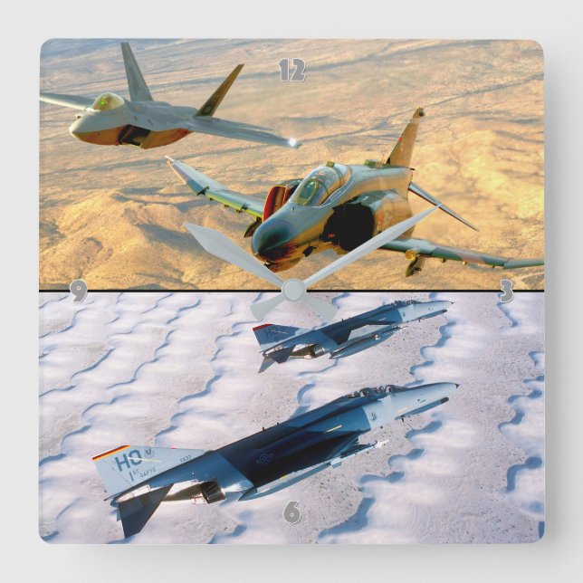 HORLOGE CARRÉE F-4 PHANTOM (Recto)