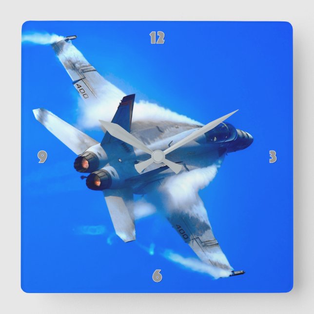 HORLOGE CARRÉE F/A-18 SUPER HORNET (Recto)