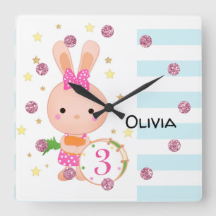 Horloge Carrée Fabuleux cadeau d'anniversaire avec votre date