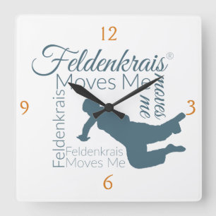 Horloge Carrée Feldenkrais® me déplace : Roulement avec des