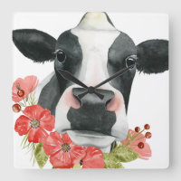 Ferme à pavot - Vache aux fleurs