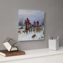 Fox Huntsmen et Hounds Retour à la maison