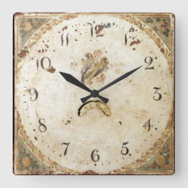 Horloge Carrée Français antique