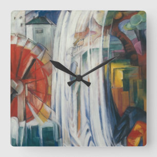 Horloge Carrée Franz Marc - Le Moulin Ensorcelé