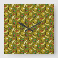 Fruits tropicaux sans soudure motif jaune