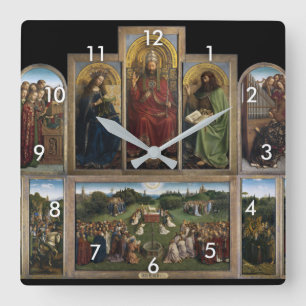 Horloge Carrée Gand Altarpiece (détail), Van Eyck Brothers