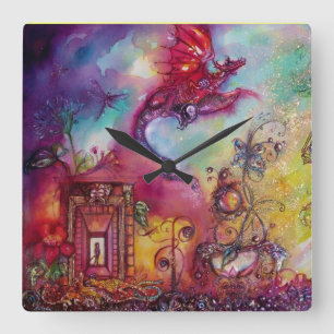 HORLOGE CARRÉE GARDEN OF THE LOST SHADOWS / FLYING RED DRAGON