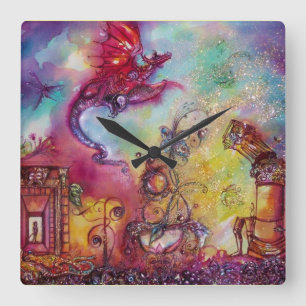 HORLOGE CARRÉE GARDEN OF THE LOST SHADOWS / FLYING RED DRAGON