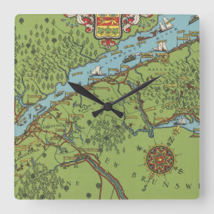 Horloge Carrée Gaspe Peninsula