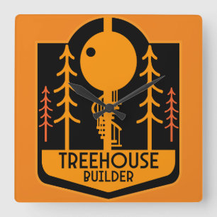Horloge Carrée Générateur maître Treehouse