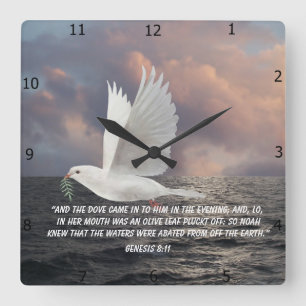 Horloge Carrée Genesis 8:11
