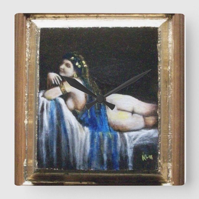 HORLOGE CARRÉE GIPSY BLUE (Recto)