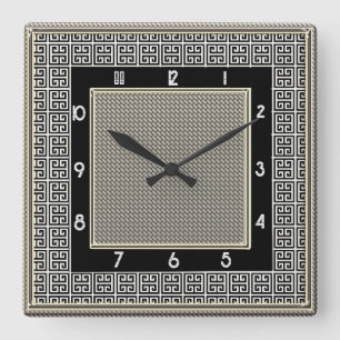 Horloge Carrée Glorieux Art Déco
