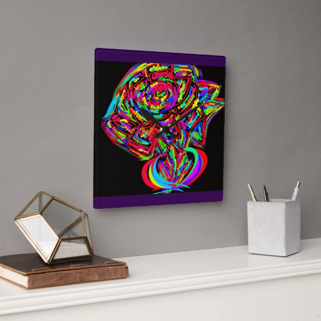 Horloge Carrée Goddess Flower  (Bureau)