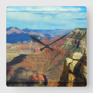 Horloge Carrée Grand Canyon aussi