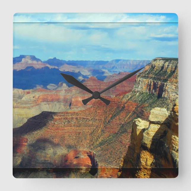 Horloge Carrée Grand Canyon aussi (Recto)