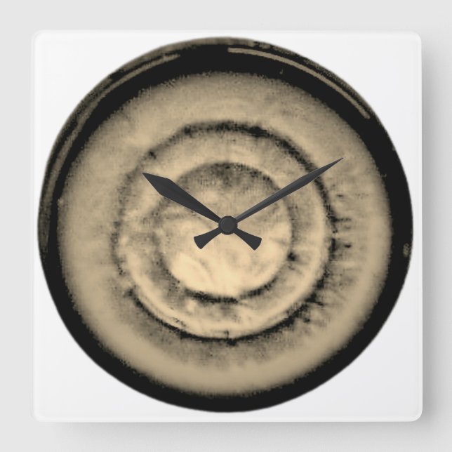 HORLOGE CARRÉE GRAPHIQUE ET CONCEPTION (Recto)