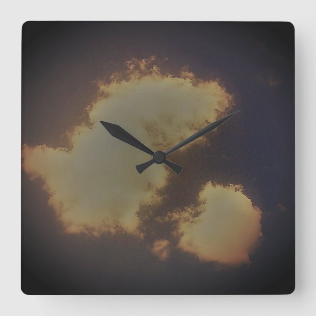 HORLOGE CARRÉE GRAPHIQUE ET CONCEPTION (Recto)