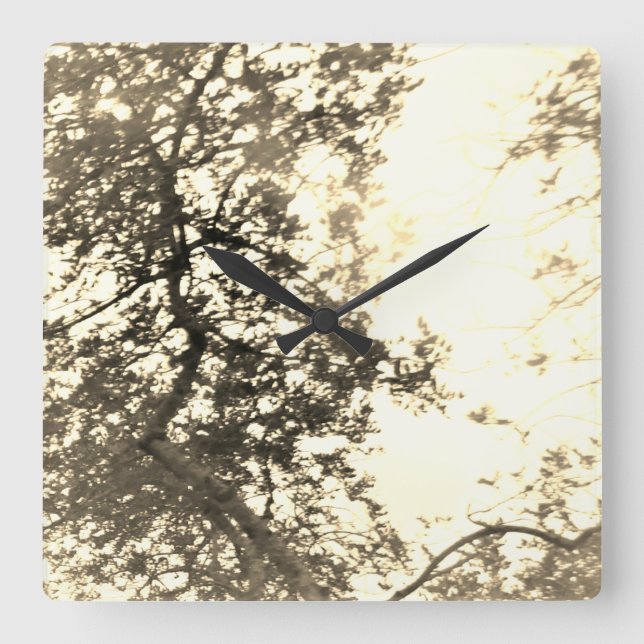 HORLOGE CARRÉE GRAPHIQUE ET CONCEPTION (Recto)