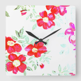 HORLOGE CARRÉE GRAPHIQUE ET CONCEPTION