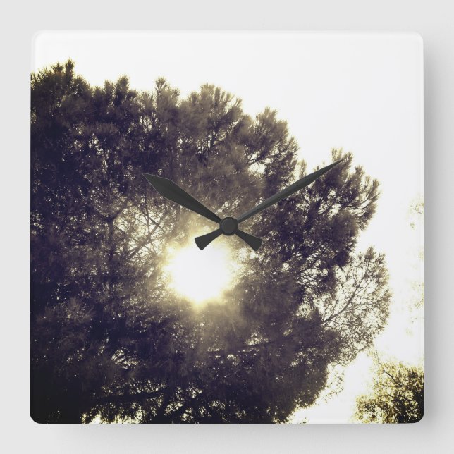 HORLOGE CARRÉE GRAPHIQUE ET CONCEPTION (Recto)