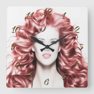 Horloge Carrée Hairtravy beauty