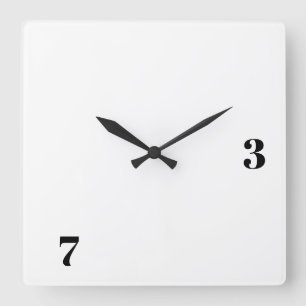 Horloge Carrée Ham Radio Square 73 Clock