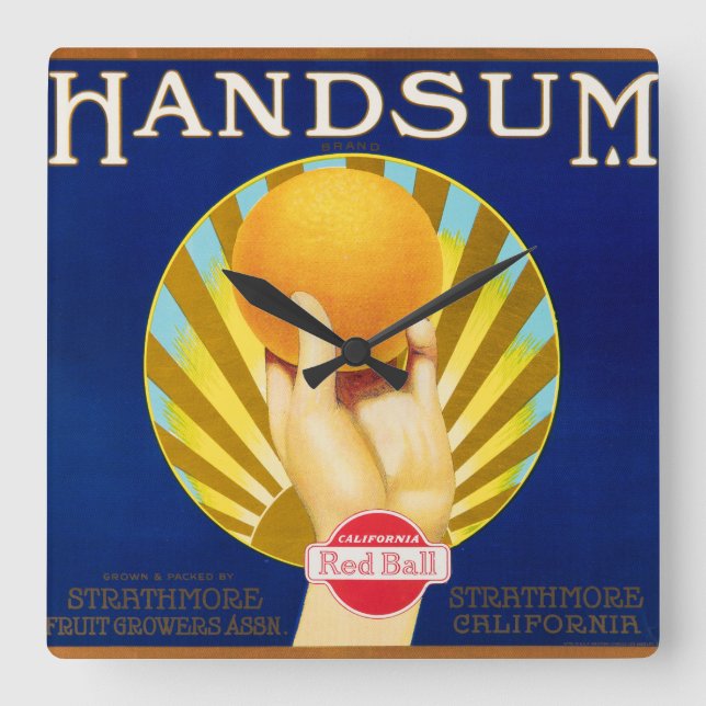 Horloge Carrée Handsum Clock (Recto)