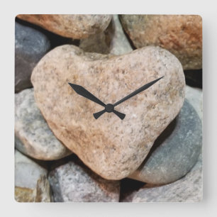 Horloge Carrée Heart of Stone