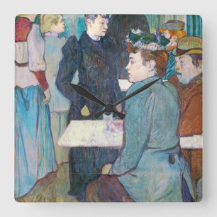 Horloge Carrée Henri De Toulouse-Lautrec   Moulin de la Galette