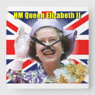 Horloge Carrée HM Queen Elizabeth II