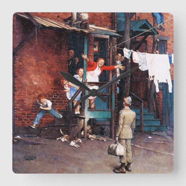 Horloge Carrée Homecoming G.I. (Recto)